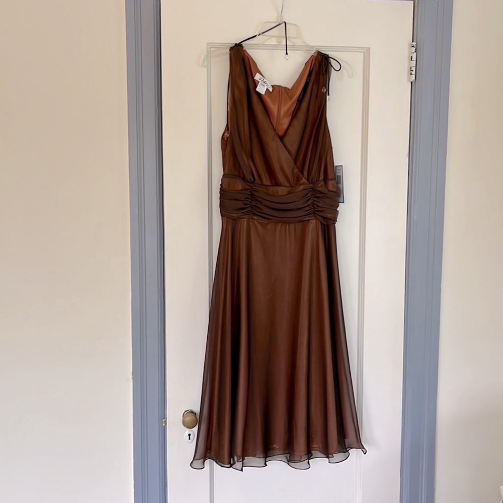 Petra Cocktail dress in Carmel.
